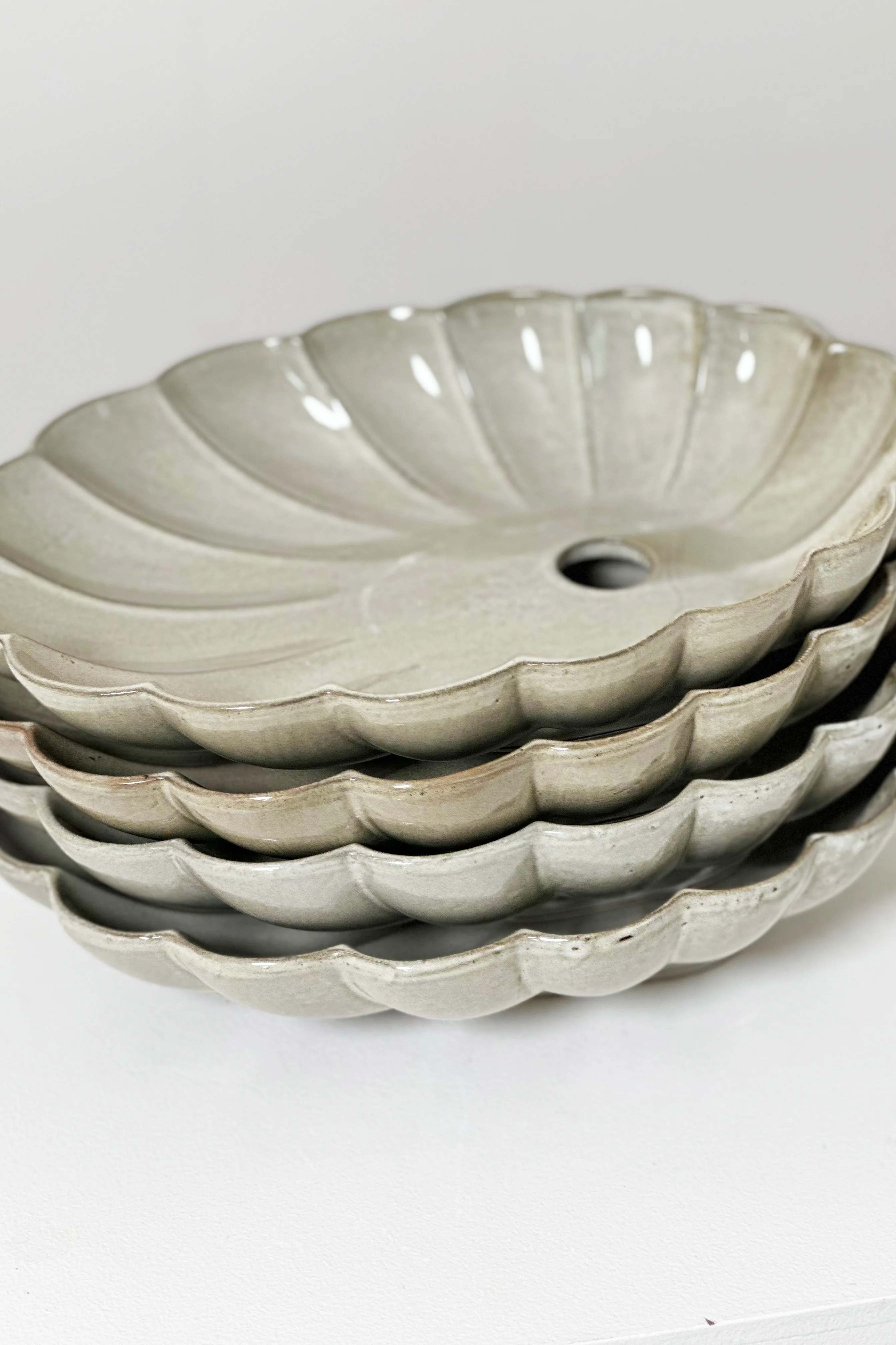 Ceramic Wall Bowl Sconce Light / Saltbush - Image 4