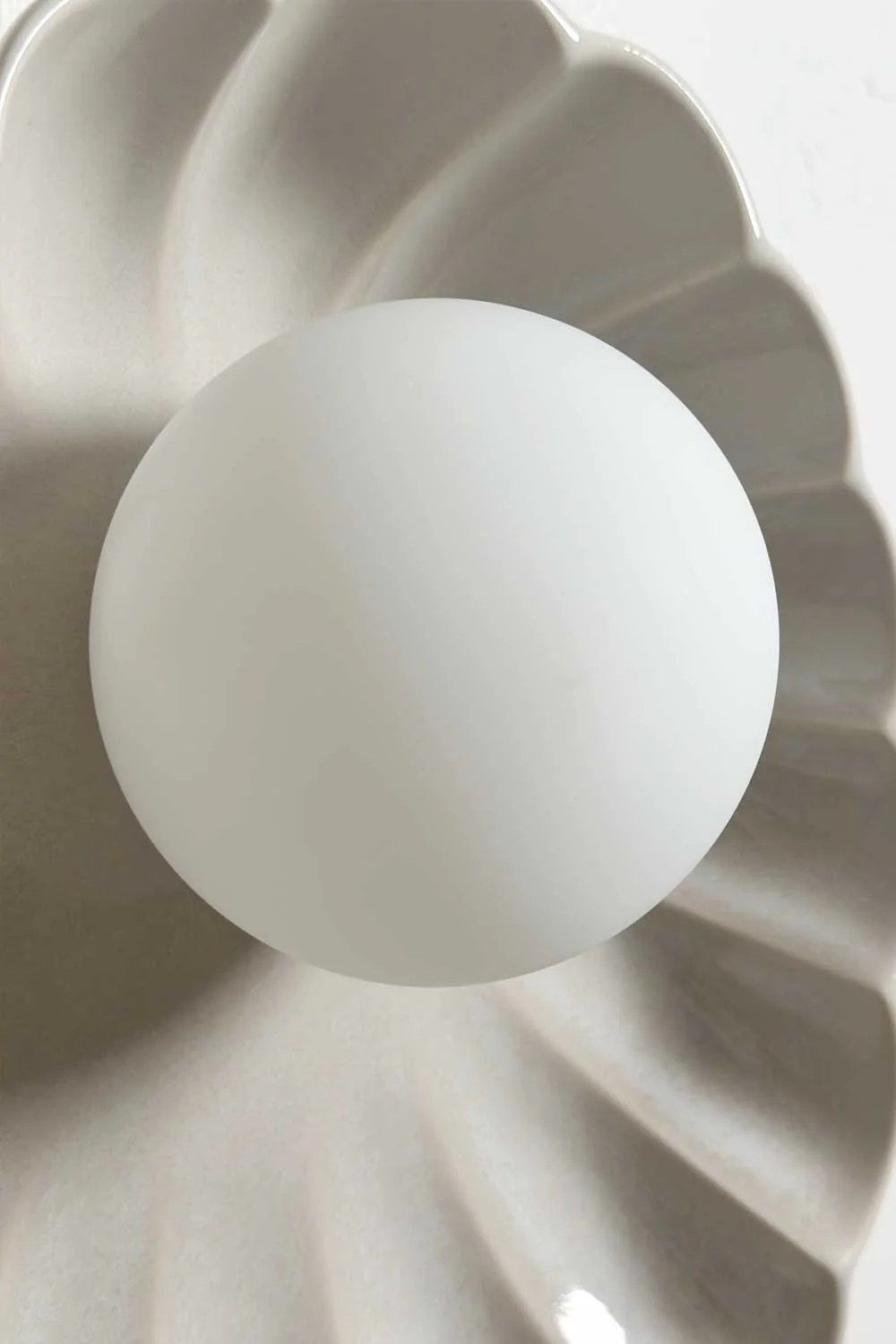 Ceramic Wall Oyster Sconce Light / Coast - Image 3